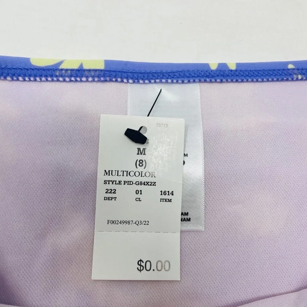 Art‎ Class Girls Size Medium 8 Floral Print Bikini Swim Bottoms in Purple 1241